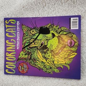 Coloring Cats Meowloween Adult Coloring Book